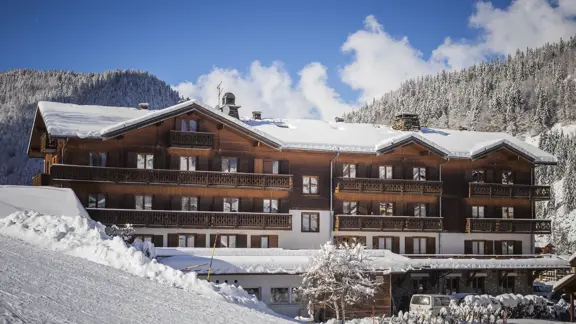 Hotel Beauregard La Clusaz Exterior Winter