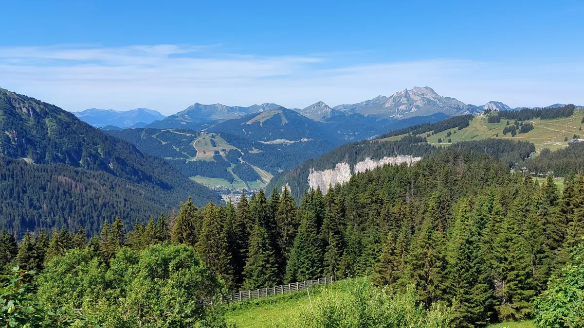 Walking around Morzine