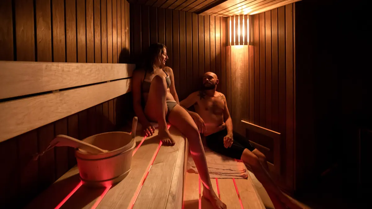 Altezza Hotel And Spa Les Arcs Wellness Area Sauna