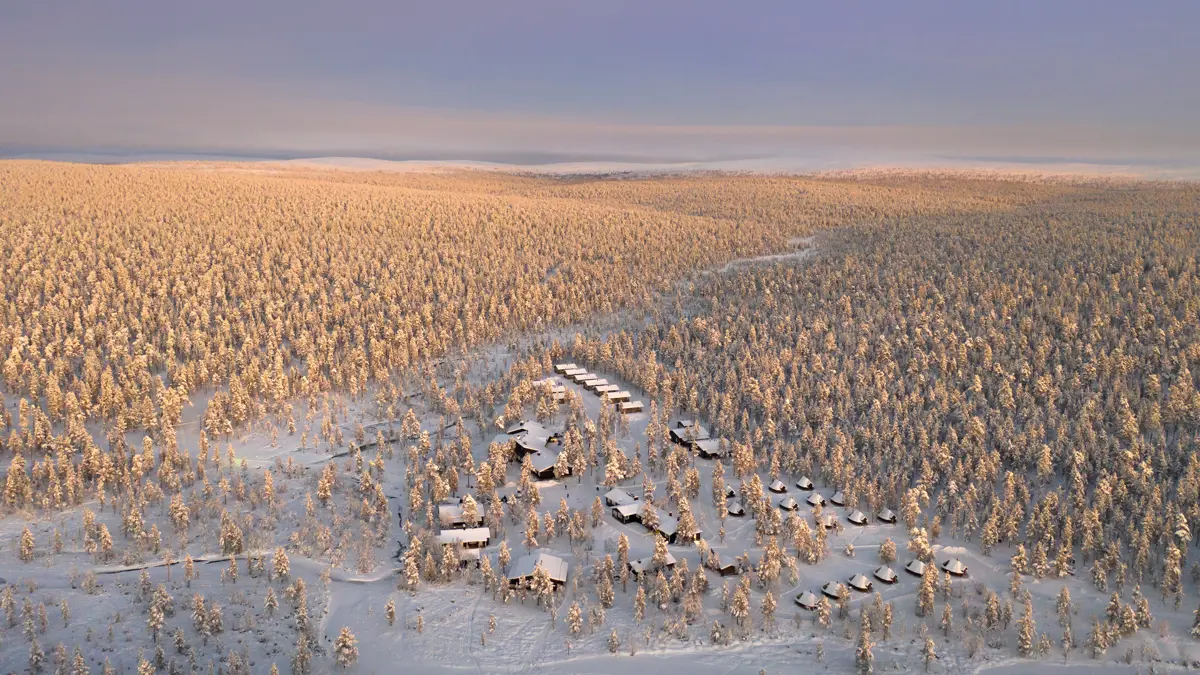 Muotka Wilderness Lodge Saariselka View