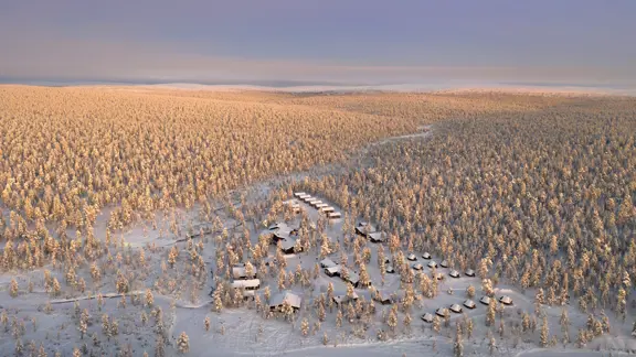 Muotka Wilderness Lodge Saariselka View