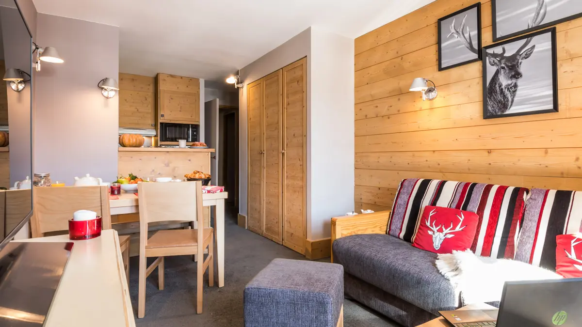 Les Balcons De Bellevarde Val D'isere One Bedroom Apartment Interior 2