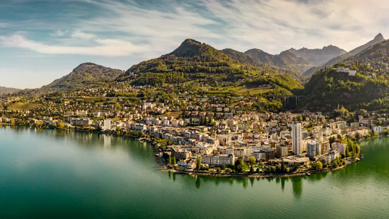 A scenic view of a landscape