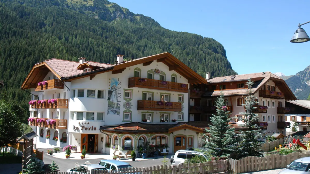 Hotel La Perla, Canazei, Dolomites, Hotel Exterior