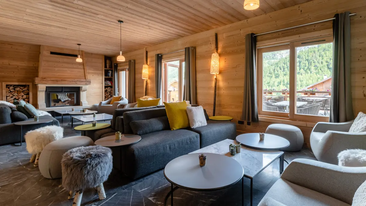 Hotel Chalet Blanc Montgenevre Lounge
