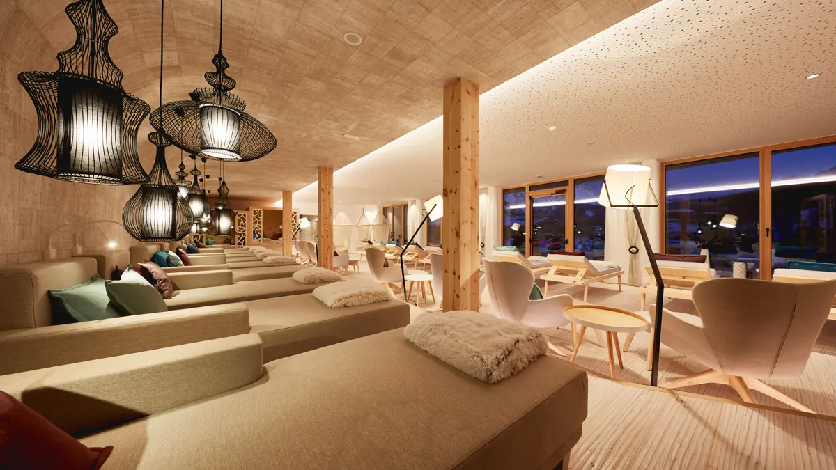 Inghams Italy Dolomites San Cassiano Hotel Fanes Relaxation Area