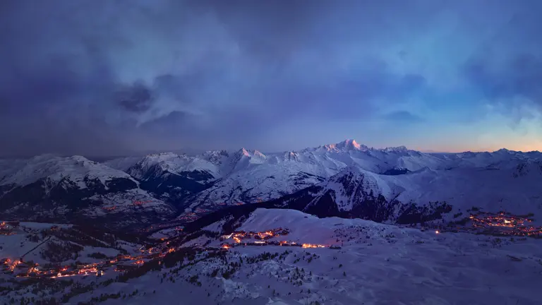 A scenic view of a landscape