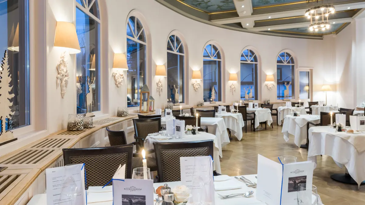 Hotel Schweizerhof St Moritz Restaurant