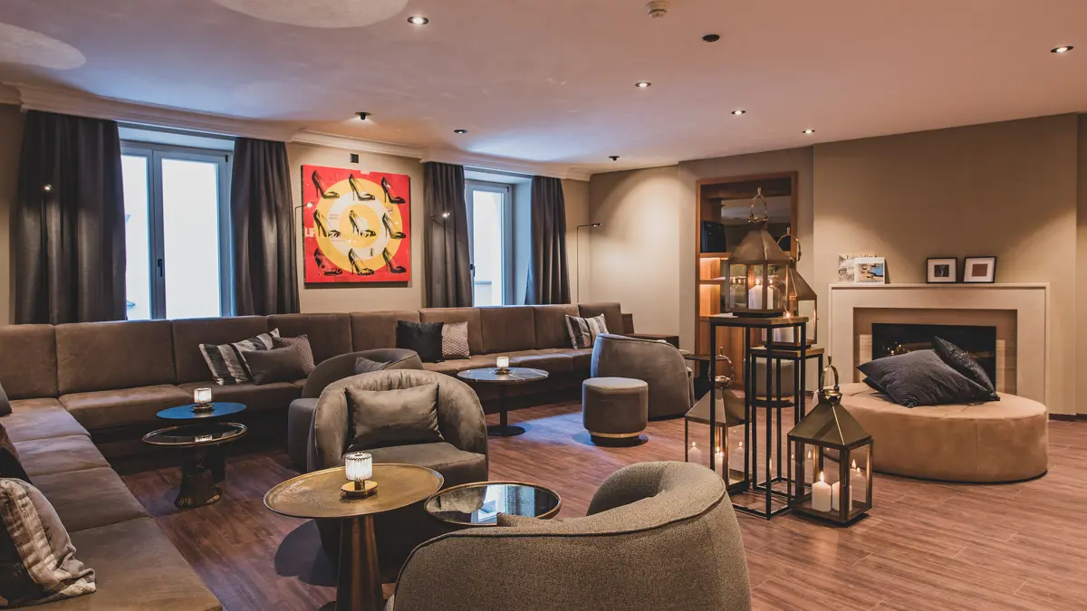 Hotel Monopol St Moritz Lobby Area