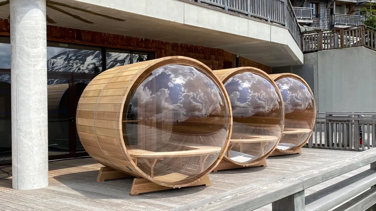 L'amara Apartments Avoriaz Outdoor Sauna