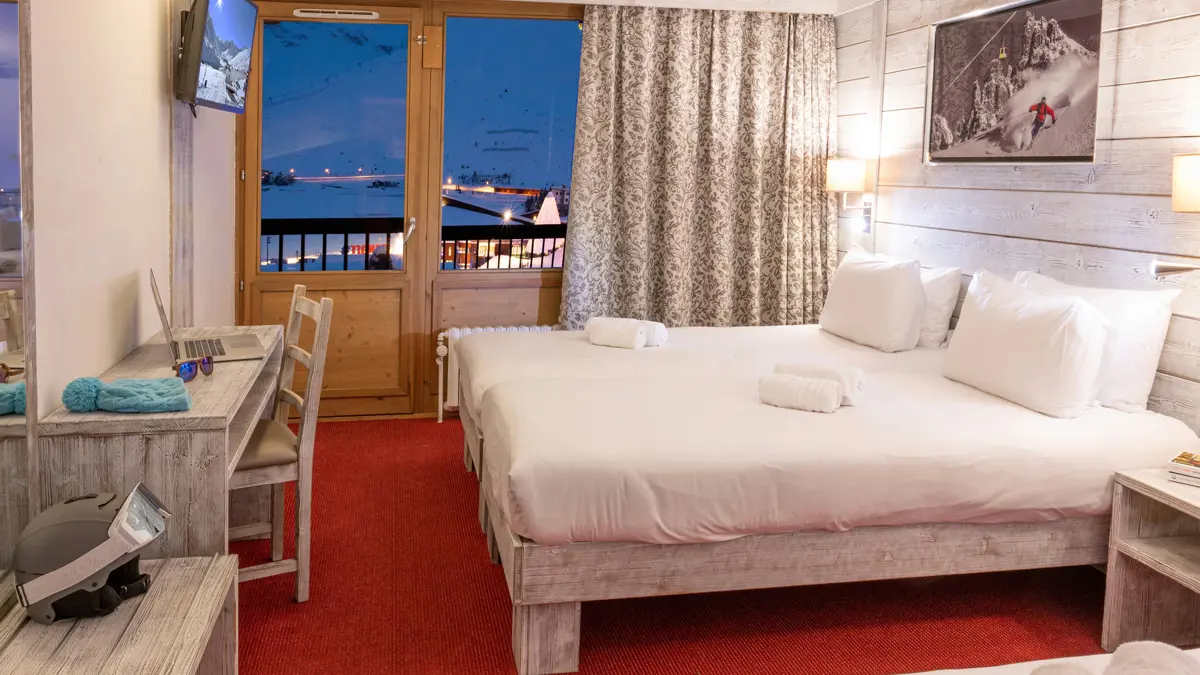 Hotel L'aiguille Percee Tignes Privilege Bedroom