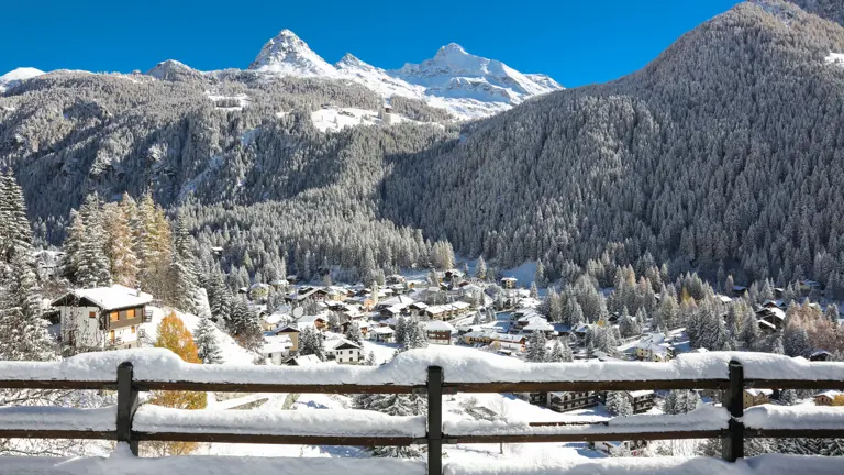 A scenic view of a landscape