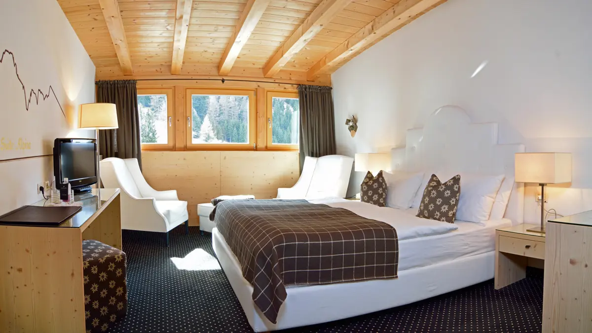 Dolomites, Selva, Hotel Pralong, Alpina Suite
