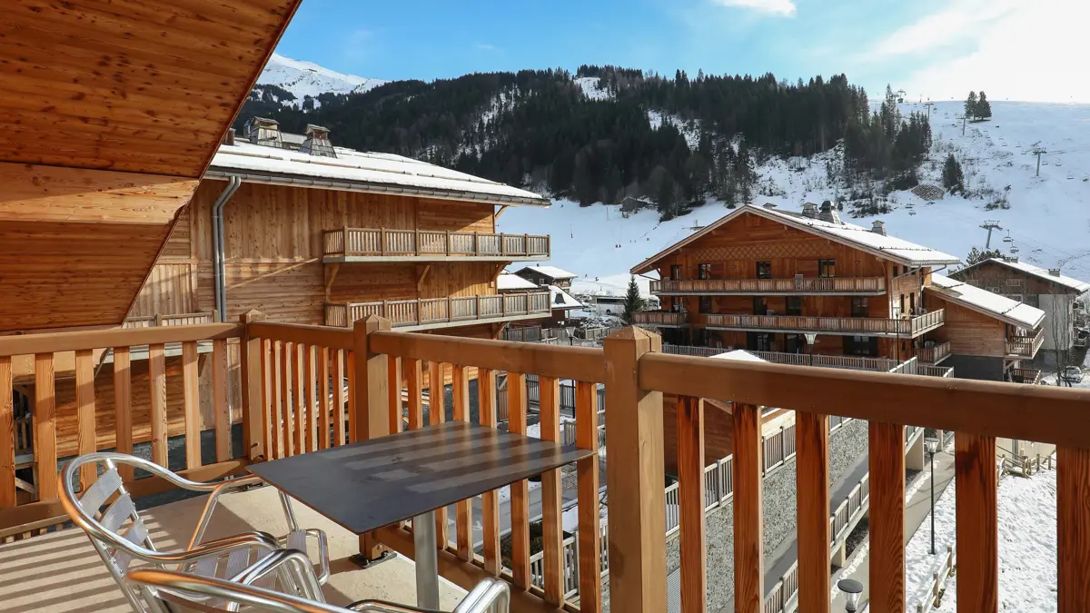 Hotel Le Chamois La Clusaz Balcony View