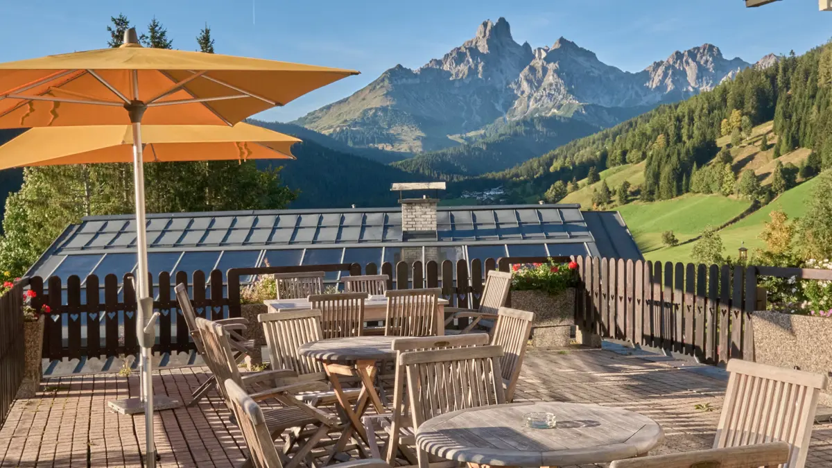 Hotel Alpenkrone Filzmoos Terrace