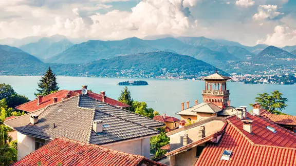 Terracotta roofs in the old town