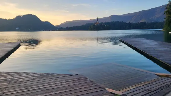 Lake Bled swimming area
