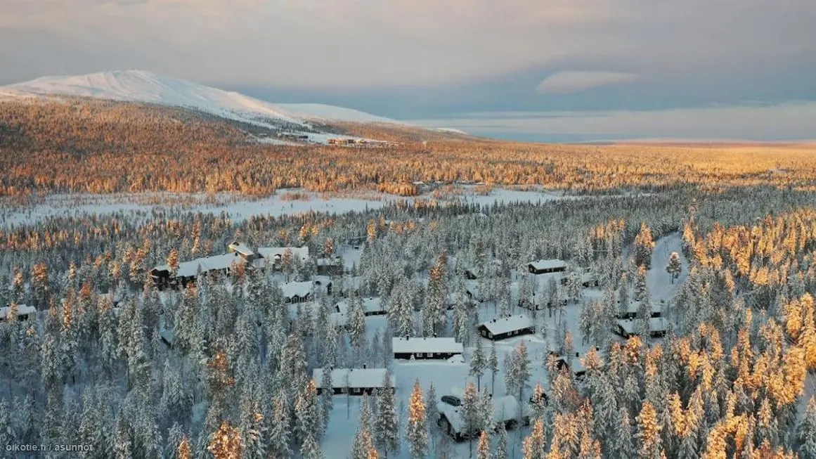 Yllasrinne Cabins Yllas Aerial Image