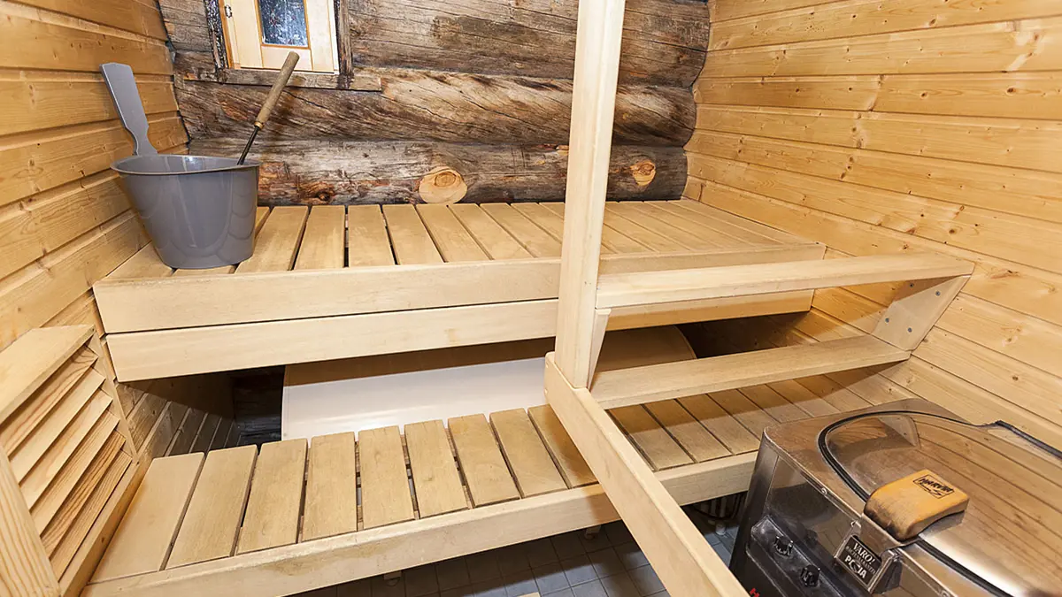 Levi Log Cabins Levi Lomailevi E16 Cabin Sauna