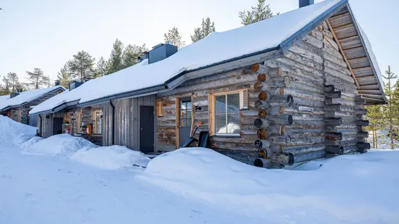 Levi Log Cabins Levi Lomailevi E18 Cabin Exterior Entrance