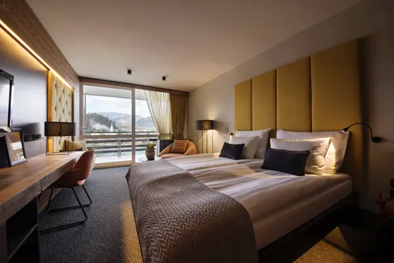 Lake view double rooms