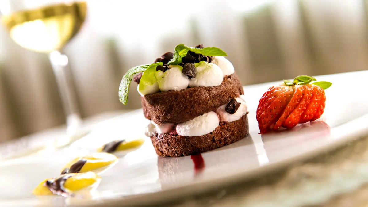 Hotel La Perla, Canazei, Dolomites, Dessert