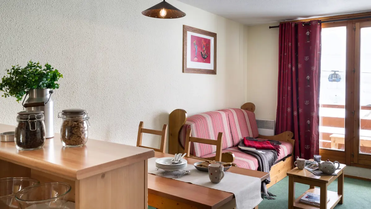 Residence Le Cheval Blanc Apartments Val Thorens One Bedroom Apartment