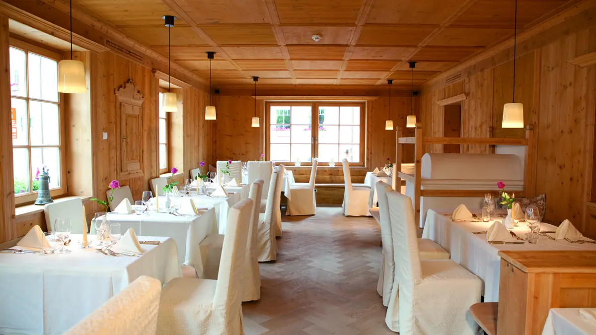 Italy, Dolomites, Ortisei, Adler Spa Resort, Restaurant