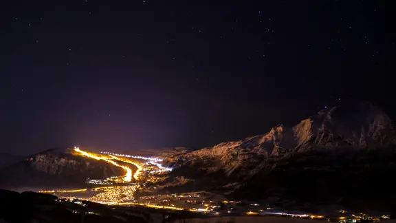 Voss Norway Resort By Night