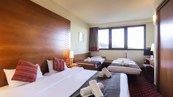 Classic panoramic view bedroom