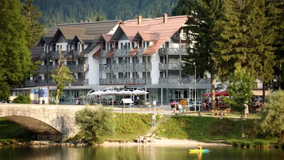 Hotel Jezero Lake Bohinj Exterior