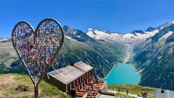Mayrhofen Olpererhuette View Schlegeis Reservoir Copyright Manuel Daum