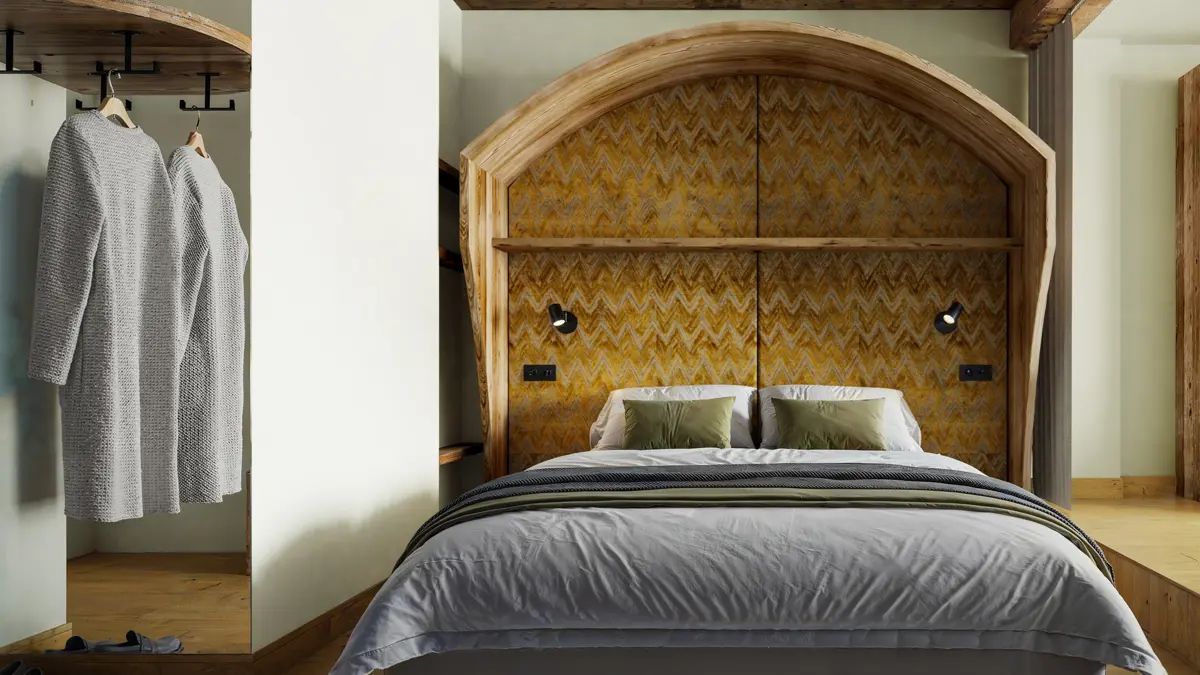 Hotel Beauregard La Clusaz Superior Double Bedroom