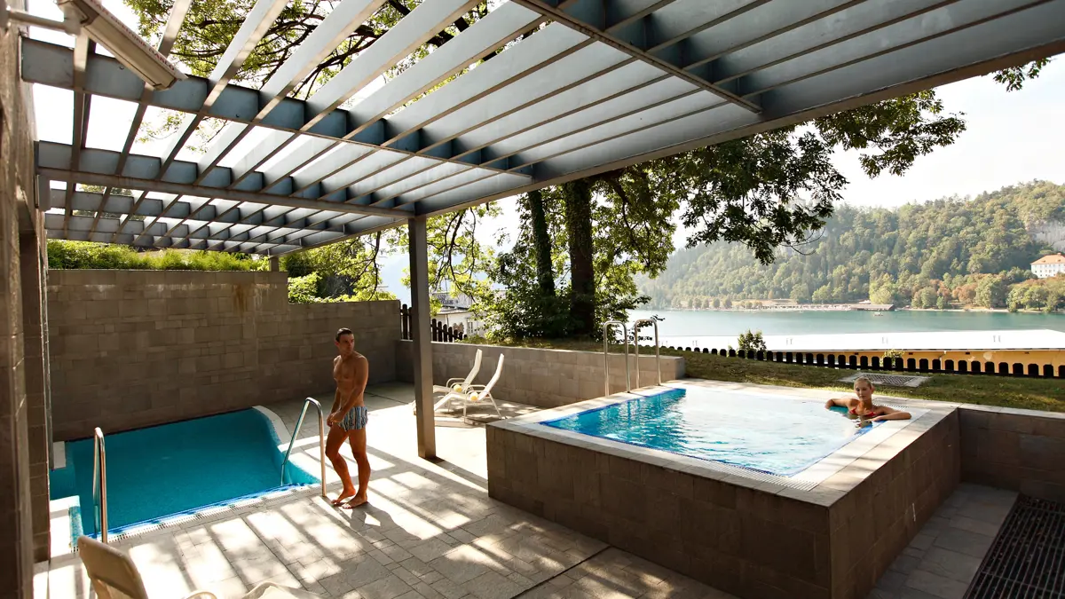 Hotel Rikli Balance Lake Bled Outdoor Pool