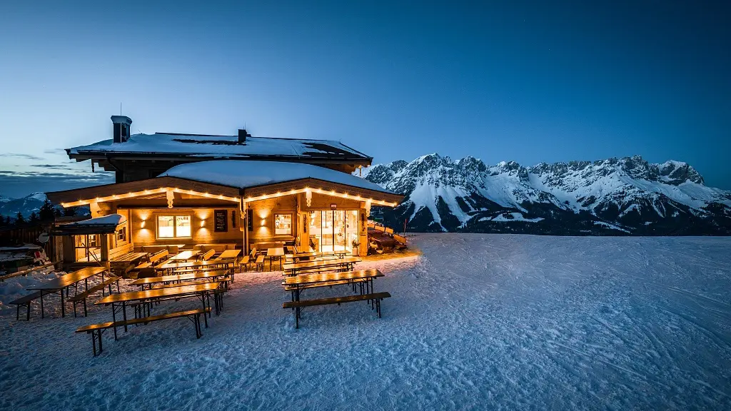 Austria Ski Welt Mountain Hut