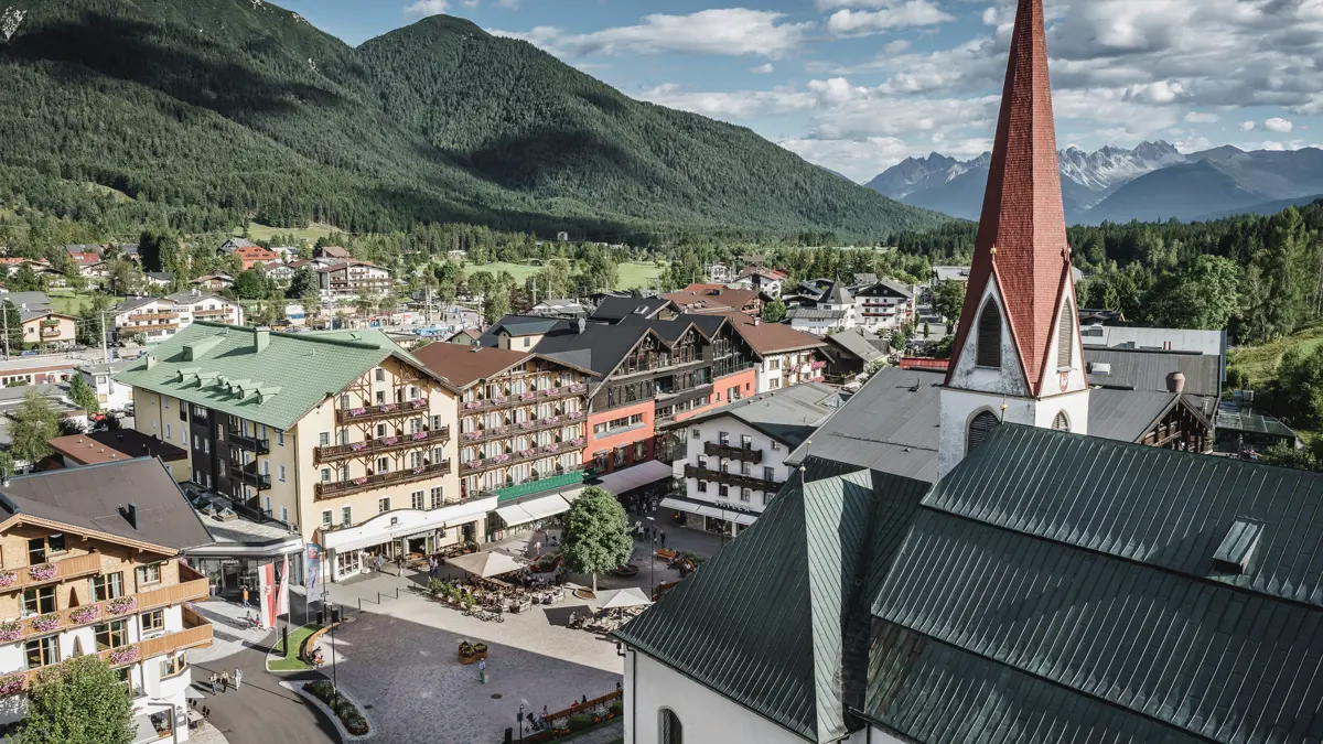 Post Hotel Seefeld And Spa Seefeld Aerial View