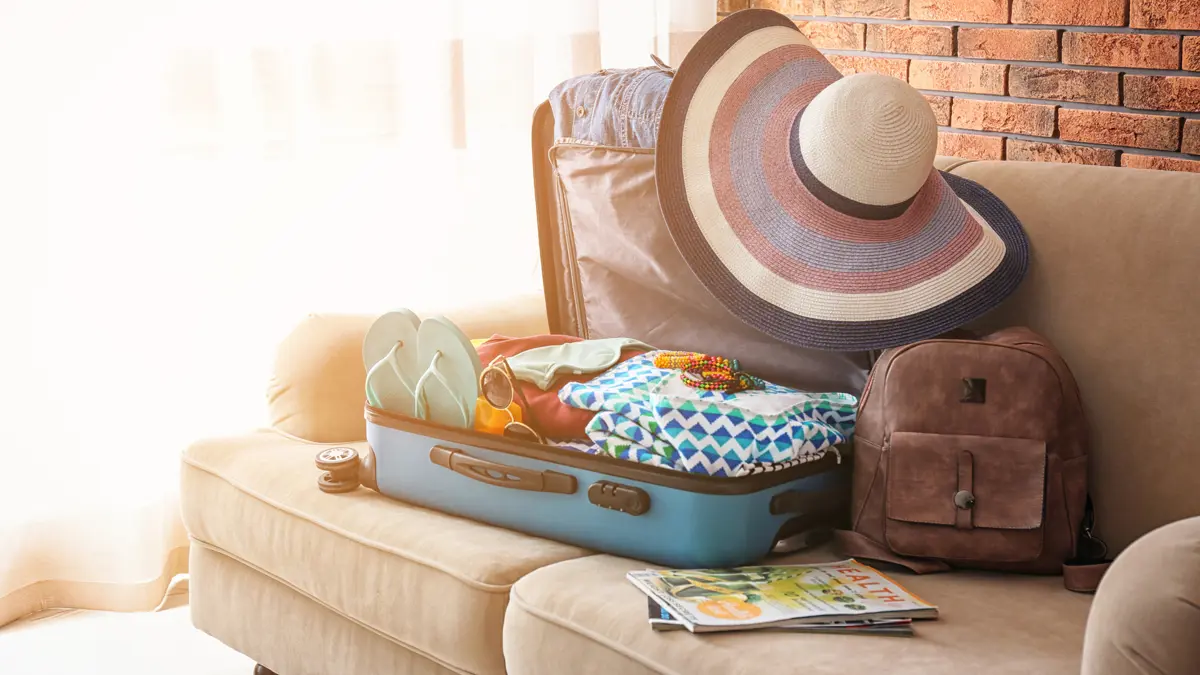 packing for a walking holiday