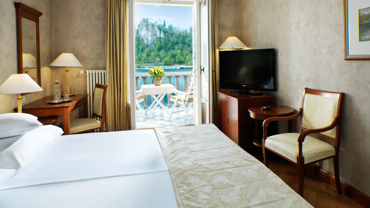Grand Hotel Toplice Lake Bled Typical Double Room With Lake View