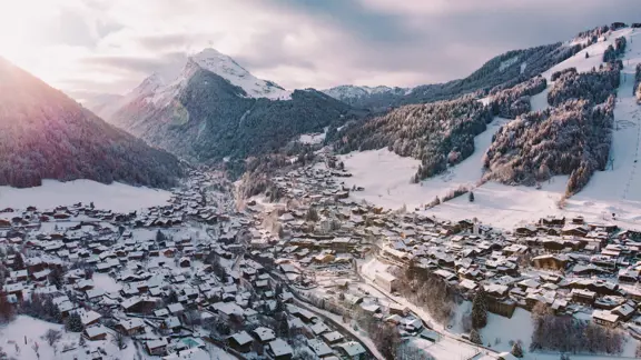 Morzine .France Resort Viewjpg