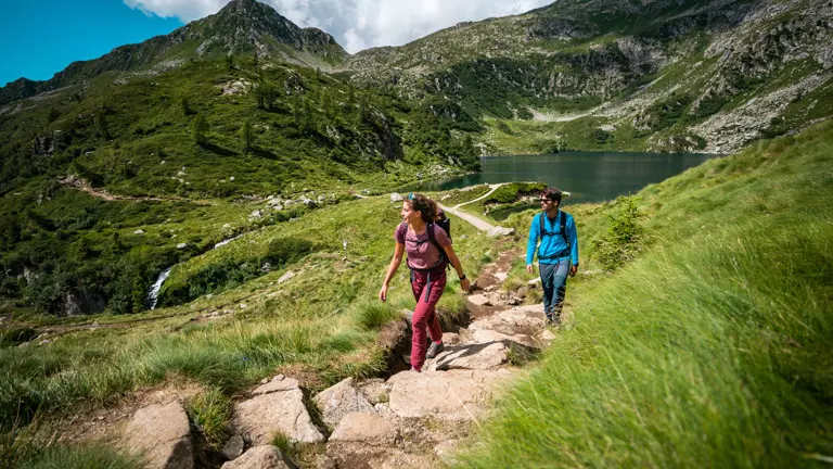 A scenic view of a landscape