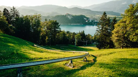 Lake Bled roller coaster Straza Hill 