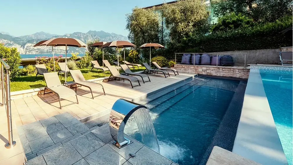 Hotel Antonella, Malcesine, Lake Garda, Pool