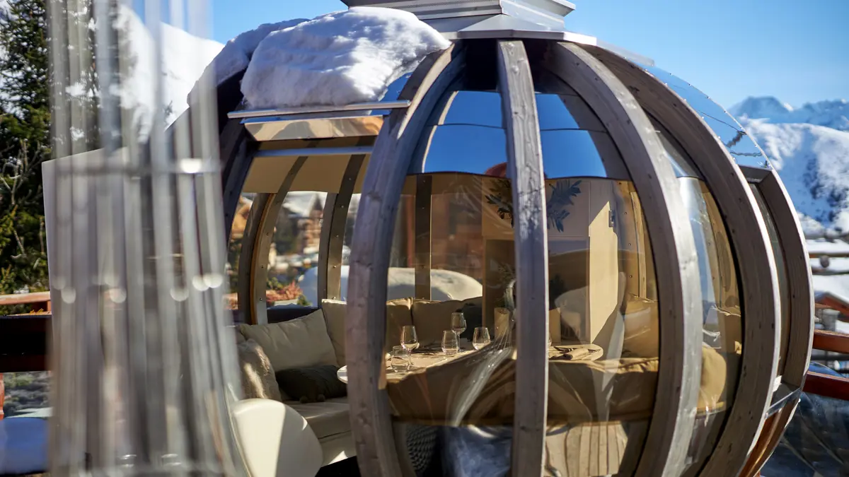 Grandes Rousses Hotel And Spa Alpe D'huez Mas Hauts L'esperance Terrace