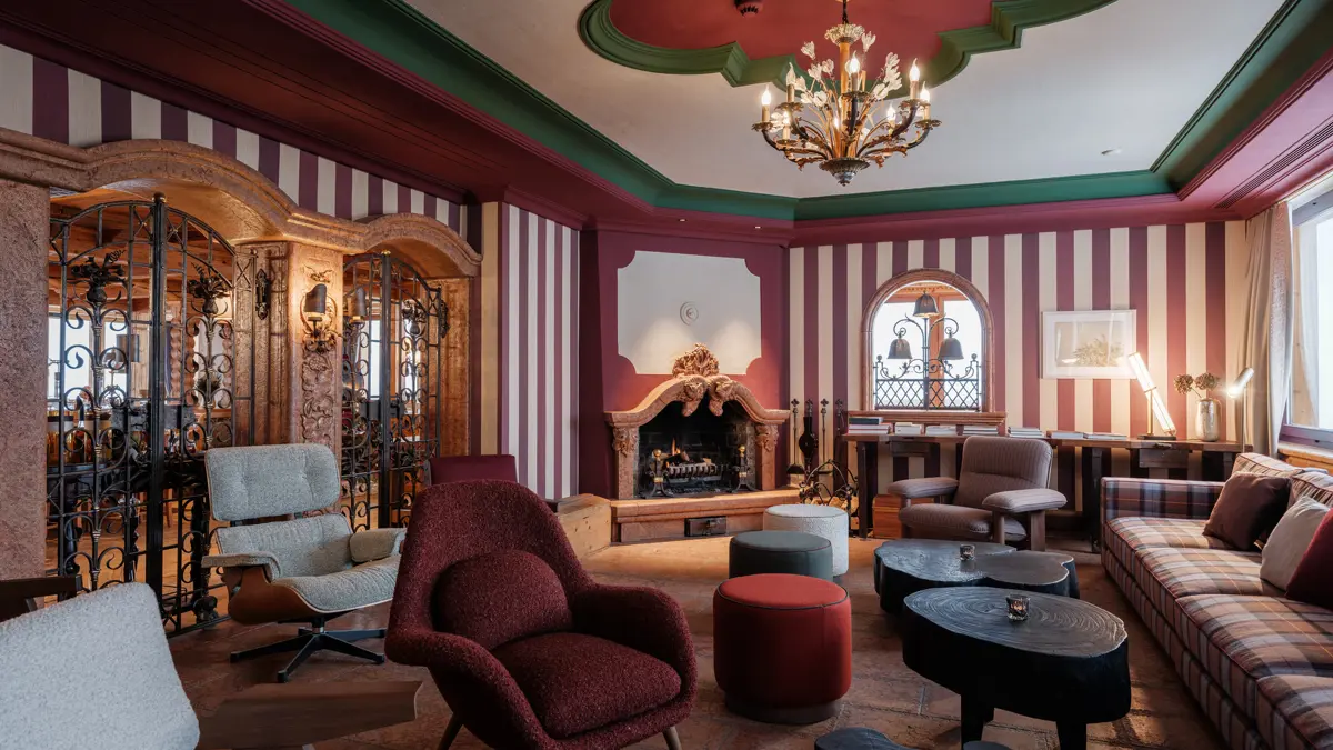 Hotel Schonegg Zermatt Fireside Lounge 2