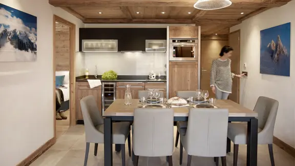 Residence Alexane Samoens Six Person Apartment Kitchen Example