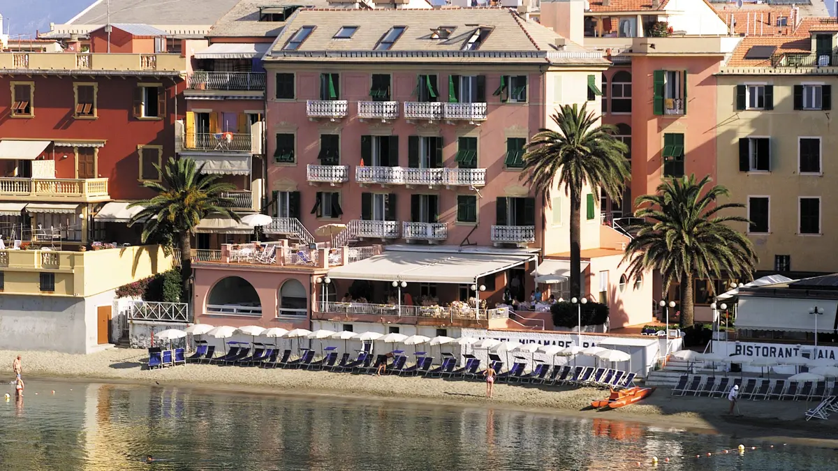 Hotel Miramare Liguria Beachfront Location