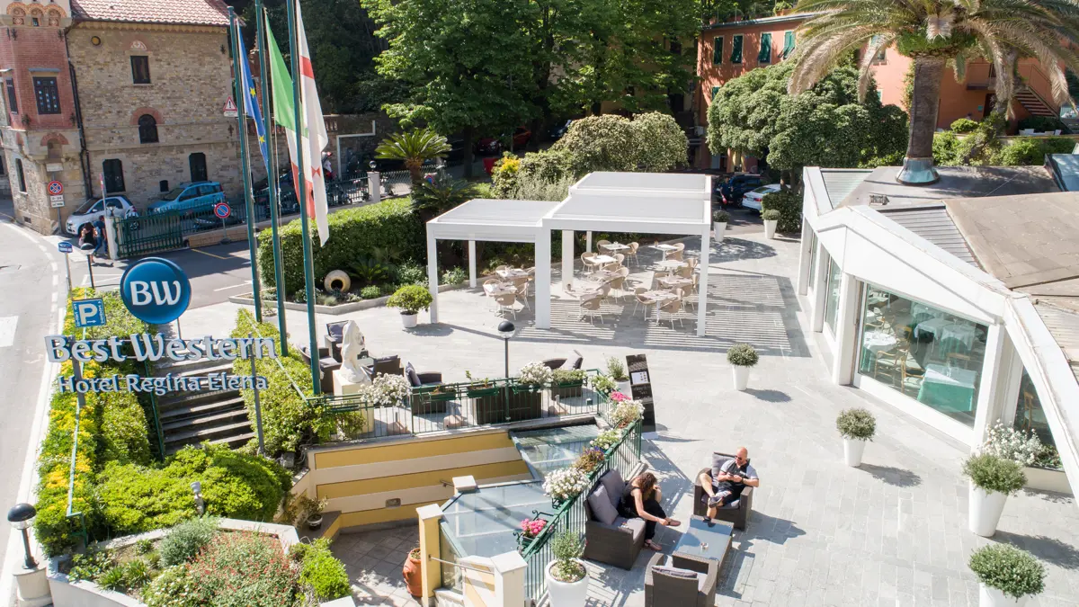 Hotel Regina Elena, Portofino, Front Entrance