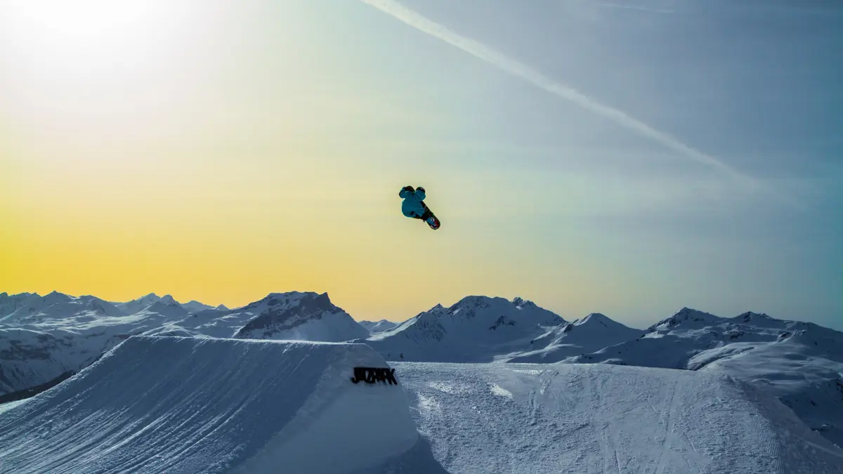 Davos Switzerland Freestyle Skier