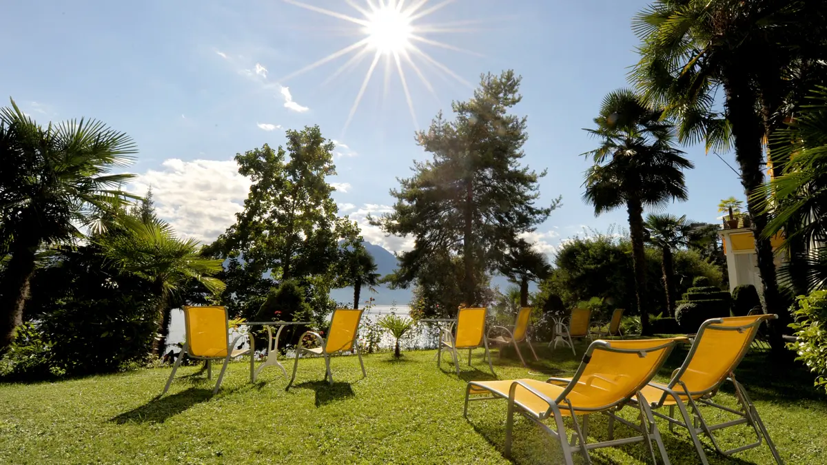 Hotel Rene Capt Montreux. Garden