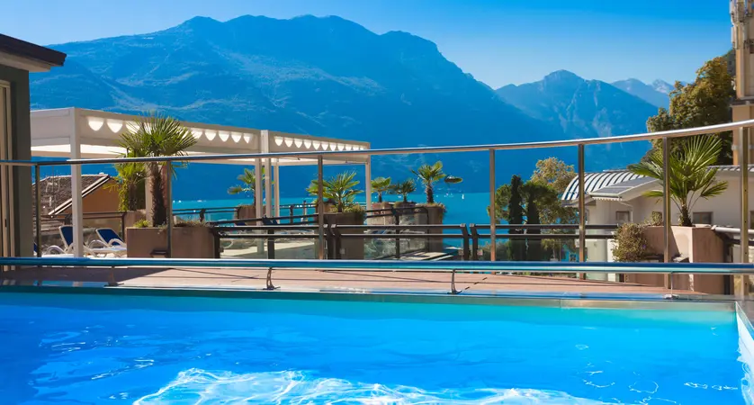 Hotel Europa, Riva, Lake Garda, Pool